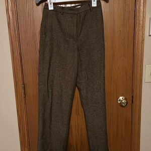 VINTAGE Eddie Bauer Brown Wool Trousers
